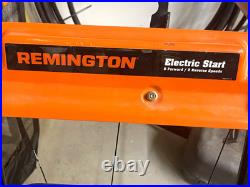 Remington RM2410 Gas Snow Blower 24 in Clearing Width Electric Start Orange