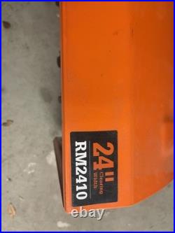 Remington RM2410 Gas Snow Blower 24 in Clearing Width Electric Start Orange