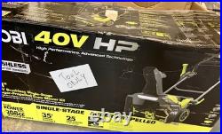 Ryobi 40V 21 Single-Stage Auger-Propelled Snow Blower (Tool Only)