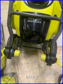 Ryobi 40V HP Brushless 18 in. Single-Stage Cordless Electric Snow Blower RY40809 Ryobi 40V HP Brushless 18 in. Single-Stage Cordless Electric Snow Blower RY40809