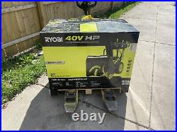 Ryobi 40V HP Brushless 24 in. Self-Propelled 2-Stage Snow Blower With 4 batteries