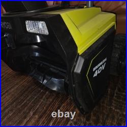 Ryobi 40V Snow Blower 20 RY40805 for parts or repair