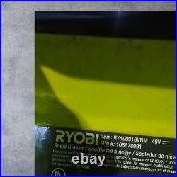 Ryobi 40 Volt HP Brushless Snowblower Tool Only RY408010VNM