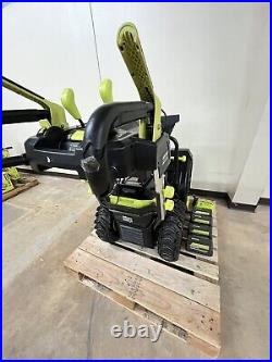 Ryobi Cordless Electric Snow Blower 24in Self Propelled 4x 6ah Batteries RY40807