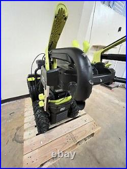 Ryobi Cordless Electric Snow Blower 24in Self Propelled 4x 6ah Batteries RY40807