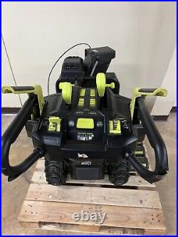 Ryobi Cordless Electric Snow Blower 24in Self Propelled 4x 6ah Batteries RY40807