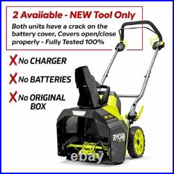 Ryobi ONE+ HP 18V Brushless 18 Single-Stage Snow Blower Kit PBLSN01K
