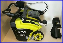 Ryobi RY40806 21 in. 40V Brushless Cordless Snow Blower, GR