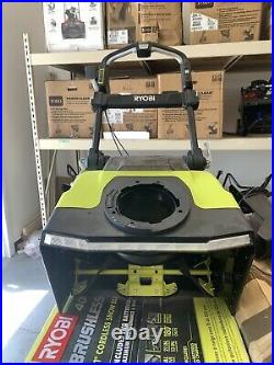 Ryobi RY40806 40v Cordless Brushless 21 Snow Blower With (2) 6AH batteries