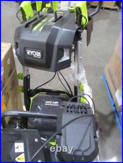 Ryobi RY40807 40V 24 Snow Blower SHIPPING DAMAGE NEVER USED. Sold as PARTS