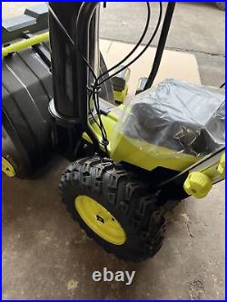 Ryobi RY40807 40V 24 Snow Blower with 6 batteries read description