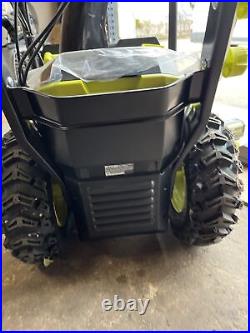 Ryobi RY40807 40V 24 Snow Blower with 6 batteries read description