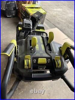 Ryobi RY40807 40V 24 Snow Blower with 6 batteries read description