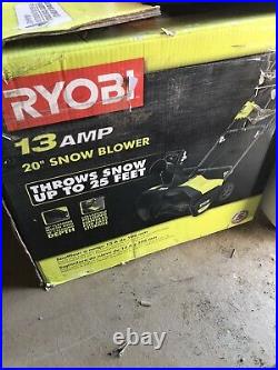 Ryobi RYAC803-S 20 in. 13 Amp Corded Electric Snow Blower