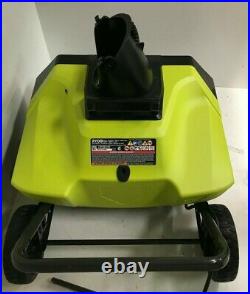 Ryobi RYAC803-S 20 in. 13 Amp Corded Electric Snow Blower, GR BT Ryobi RYAC803-S 20 in. 13 Amp Corded Electric Snow Blower, GR BT