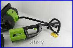 SEE NOTES Greenworks PRO 80V Cordless Snow Shovel W 2.0 AH Battery 2600602