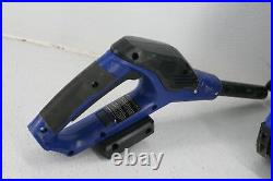 SEE NOTES Snow Joe 24V-SS13-XR Blue 24V iON+ 13 Inch 5 Ah Cordless Power Shovel