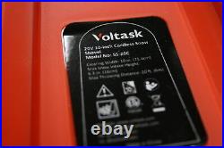 SEE NOTES VOLTASK SS-20C Cordless Battery Powered Snow Shovel 20V 10 Adjustable