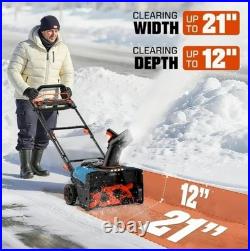SENIX 2x2 40V Brushless 21 Cordless Snow Blower NEW No Battery No Charger