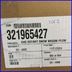 SNOWEX 321965427 Plow Blade Attachment for Gas Rotary Snow Broom