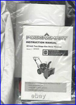 SNOW BLOWER PowerSmart 212cc 22 inch 2 Stage Gas Model DB7622E PICKUP ONLY