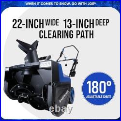 SNOW JOE 15-AMP ELECTRIC SNOW BLOWER 22 DUAL LED LIGHTS BONUS Scratch & Dent SNOW JOE 15-AMP ELECTRIC SNOW BLOWER 22 DUAL LED LIGHTS BONUS Scratch & Dent