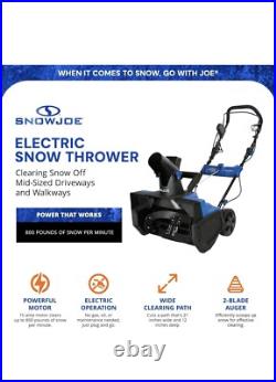 SNOW JOE Ultra 21 Inch 15 Amp Electric Snow Thrower (Open Box)