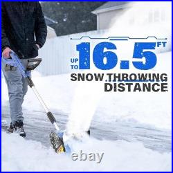 SOYUS Electric Snow Shovel Cordless, 20V 12-Inch Electric Snow Blower