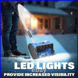 SOYUS Electric Snow Shovel Cordless, 20V 12-Inch Electric Snow Blower