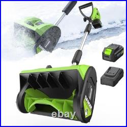 STEELITE 21V 12 Electric Cordless Snow Shovel with 4.0-Ah Battery and Charger