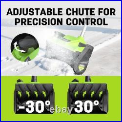 STEELITE 21V 12 Electric Cordless Snow Shovel with 4.0-Ah Battery and Charger