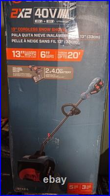 Senix 2x2 40 Volt 13 inch Cordless Snow Shovel