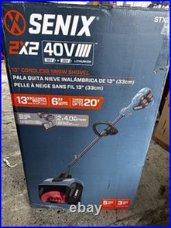 Senix 40V 13 Inch Snow Blower Shovel Withou Battery and Charger New Product Senix 40V 13 Inch Snow Blower Shovel Withou Battery and Charger New Product
