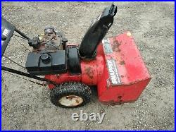 Snapper 2 Stage Snow Thrower 8 Horsepower 24 Clearing Width blower 8/24