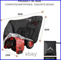 Snow Blower Cover-600D Heavy Duty Polyester, Waterproof, UV Protection, Universa