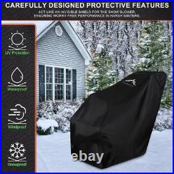Snow Blower Cover-600D Heavy Duty Polyester, Waterproof, UV Protection, Universa