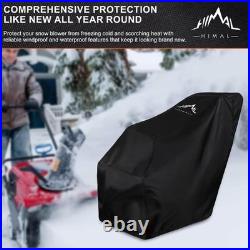 Snow Blower Cover-600D Heavy Duty Polyester, Waterproof, UV Protection, Universa
