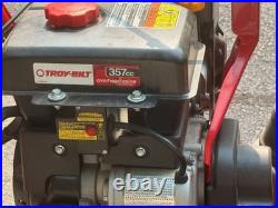 Snow Blower Troy-Bilt 357cc, elec start, 8 scoop, power steer Exc. Condition Snow Blower Troy-Bilt 357cc, elec start, 8 scoop, power steer Exc. Condition
