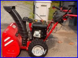 Snow Blower Troy-Bilt 357cc, elec start, 8 scoop, power steer Exc. Condition Snow Blower Troy-Bilt 357cc, elec start, 8 scoop, power steer Exc. Condition