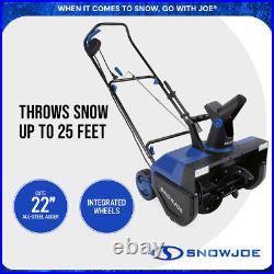Snow Joe 15A Electric Walk Behind Snow Blower with Dual LED Lights, SNJ-SJ627E