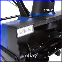 Snow Joe 15A Electric Walk Behind Snow Blower with Dual LED Lights, SNJ-SJ627E