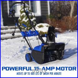 Snow Joe 21 Electric Single-Stage Snow Blower 15-Amp Directional Chute Control Snow Joe 21 Electric Single-Stage Snow Blower 15-Amp Directional Chute Control