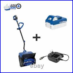 Snow Joe 24V 13in Cordless Snow Shovel Kit with 4Ah Battery Blue
