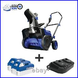 Snow Joe 24V-X2-SB15 48-Volt iON+ Cordless Snow Blower Kit 15-Inch