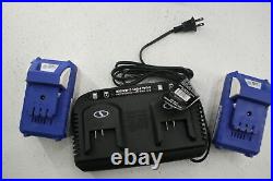 Snow Joe 24V-X2-SB18 18 Inch 48 Volt 4Ah Cordless Snow Blower w Battery Blue