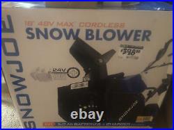 Snow Joe 24V-X2-SB18-XR 48-Volt iON+ Cordless Snow Blower Kit 18-Inch