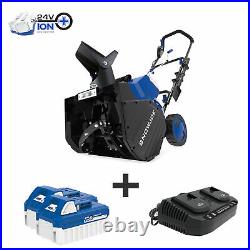 Snow Joe 48-Volt iON+ Cordless Snow Blower 18-Inch With Batteries & Charger
