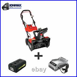 Snow Joe Cordless Single Stage Snow Blower 18-Inch 5 Ah Battery Brushless Snow Joe Cordless Single Stage Snow Blower 18-Inch 5 Ah Battery Brushless