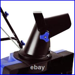 Snow Joe Electric Snow Blower, Push Snow Thrower, Blue (Used)