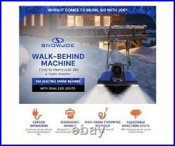 Snow Joe Electric Walk-Behind Single-Stage Snow Blower, 22-inch, 14.5-amp SJ626E Snow Joe Electric Walk-Behind Single-Stage Snow Blower, 22-inch, 14.5-amp SJ626E